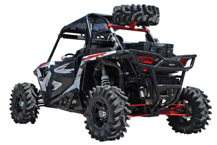 SuperATV Spare Tire Carrier for Polaris RZR XP 1000
