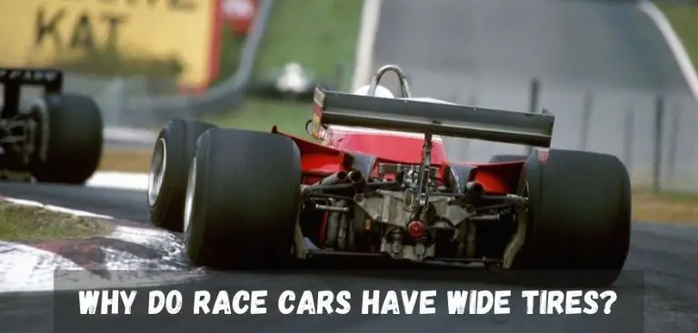 why do race cars have wide tires