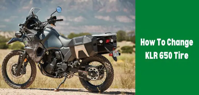 How To Change KLR 650 Tire